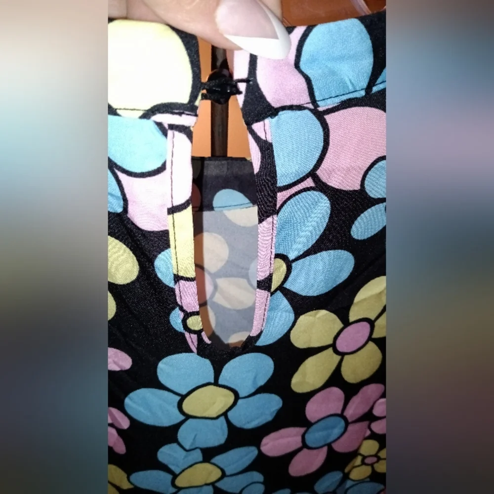 Shein Women Floral Dress 2 XL Colourful Airy,Pretty Fun Stylish Light - Picture 9 of 12